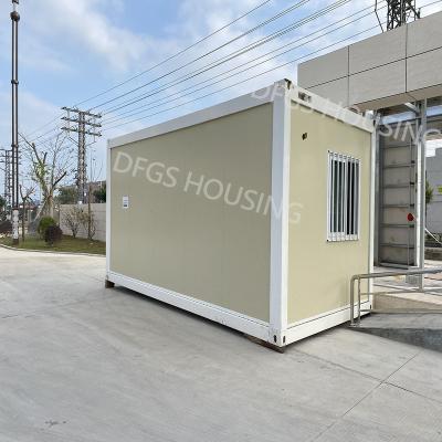 China DFGS Modern Flat Pack Housing Factory Prices Assemble Small Guard Outdoor Prefabricated Container Prefab Houses for sale