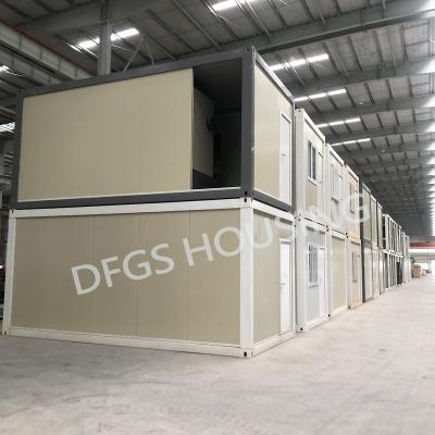 China Modern DFGS Housing Commercial Uses Snap Together Lightweight Energy Saving Sideboards For Custom Build Hurricane Prefab Houses China for sale