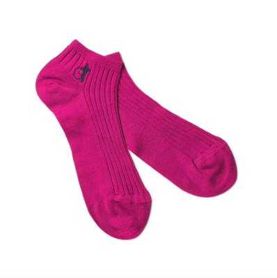 China TA21463 wholesale cheap mens cotton ribbed casual daily ankle socks QUICK DRY pink for sale