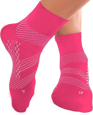 China QUICK DRY Mens Theta Best Pain Relief Private Label Pink Medical Compression Socks For Women for sale