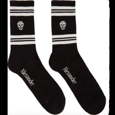 China TA21365 Fashion Breathable Cotton Men's Balance Sports Ribbed Cushion Knocks Designer Skull Crew Custom Logo Brand Socks for sale