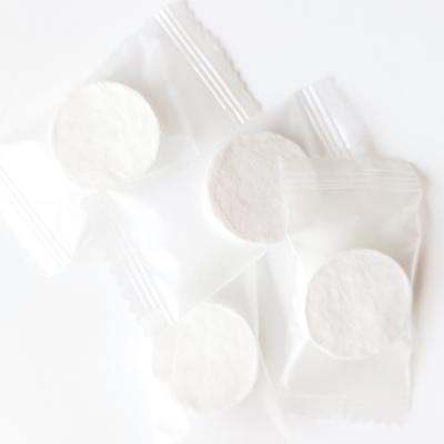 China Compressed Towel Coin Compressed Tissue Form Facial Tissue Disposable Compressed Towel For Hot Compress for sale