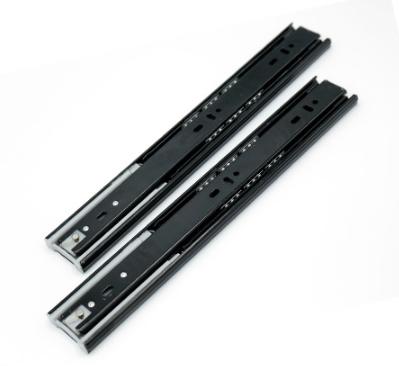 China Furniture / Drawer Slides 45mm Ball Bearing Soft Narrow Rail Damping Wholesale Drawer Slide for sale