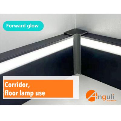 China Anguli modern aluminum skirting plinth with LED for sale