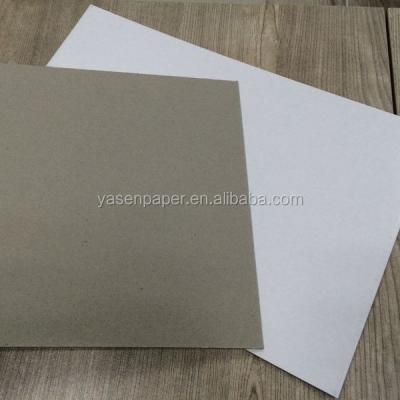 China Moisture Proof High Quality Gray Back Panel White Coated Shirt Insert For Garment Wrapping Accessories for sale