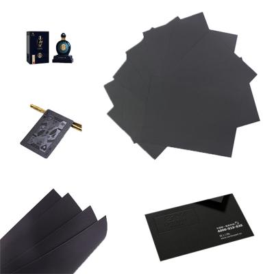 China Black 310gsm Moisture Proof Core Paper For Game Card for sale