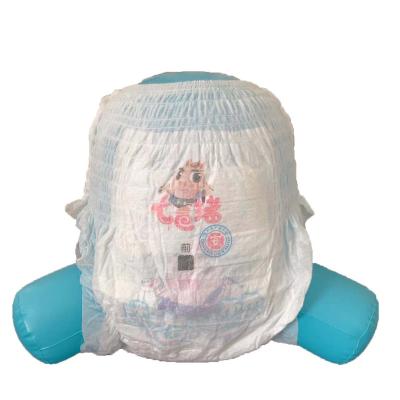 China Customized High Quality Disposable Soft Plain Weave Diaper Baby Diapers for sale