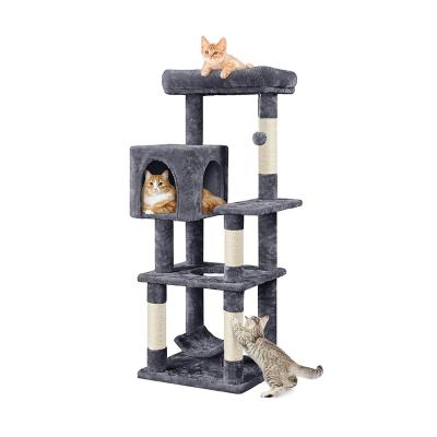 China Factory Direct Stocked Luxury Cat Tree Cat Climbing Tree Cat Tower for sale