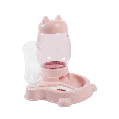 China Automatic Water Feeder Cat Ear Cat Ear Dish Dog Bowl Automatic Pet Water Storage Dog Food Bowl for sale