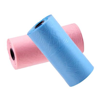 China Pet Garbage Bag Cat Dog Residue Disposal Poop Bag Outdoor Portable Factory PE Poop Bags Viable Wholesale Bags for sale