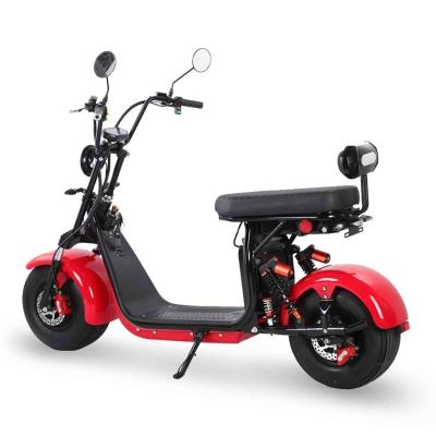 China Citycoco Unisex Classic Electric Rechargeable Motorcycle Gears Scooters Gross 2 Wheel Electric Motorcycle 60V1500W for sale