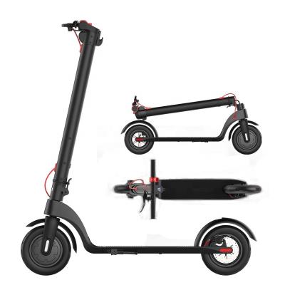 China US&Eur Warehouse X7 350w Unisex Foldable Electric Scooter For Adult 10/8.5inch 32km/h APP Control Two Wheels 36V Battery Removable for sale