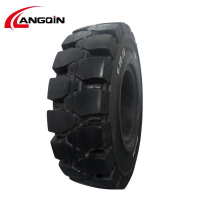 China Highest Electronic Forklift Mileage 6.50-10 Telescopic Forklift / Boom Clamp Solid Rubber Tire for sale