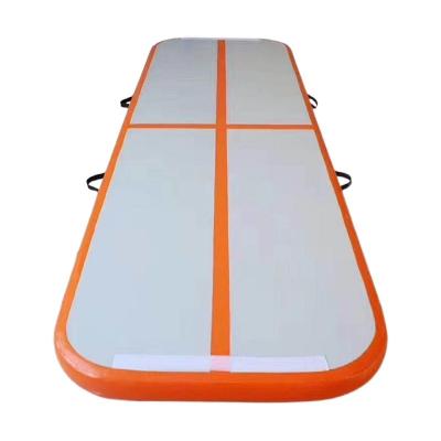 China 10cm Single Layer Air Drop Mat Gymnastics Mats Inflatable Tumble Tumble Track Mat For Yoga,Cheerleading,Training,Home Use,Kids Exercising for sale