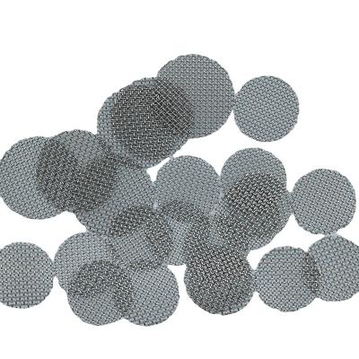 China Beverage Filtration Metal And Alloy Products Wire Mesh Wire Mesh Discs Without Frame for sale