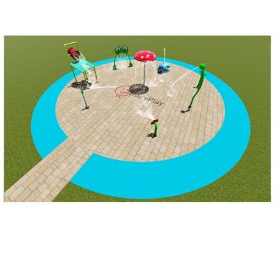 China 304 stainless steel LeisurePlay splash pad for kids and dogs area design for sale