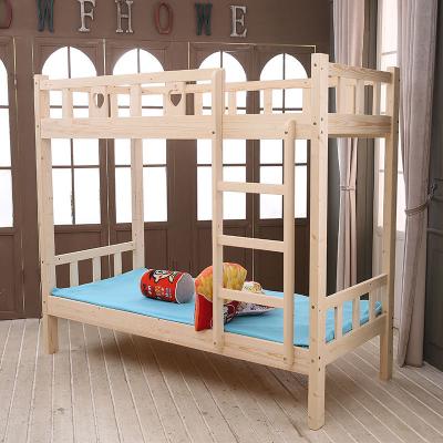 China Hot Sale Modern Student Bed Wooden Kids Furniture For Bedrooms Student Pine Bunk Beds for sale