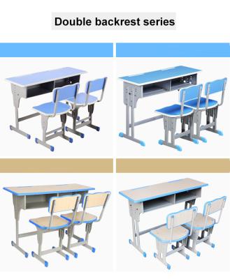 China Factory Modern Custom Simple School Desks And Chairs Cheap School Desk And Tops Adjustable Chair School Desk And Chair for sale