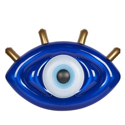 China PVC Inflatable Eyeball Pool Float, Fun Bath Toy Lie-on Pool Lounge Inflatable Eyes Float for sale