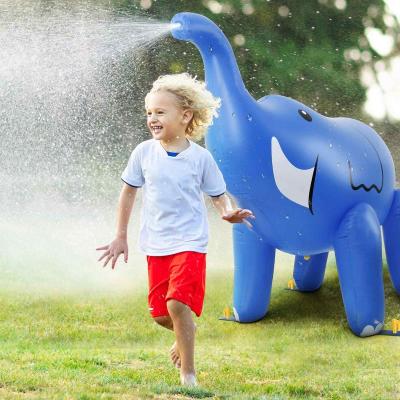 China Customized Outdoor Inflatable Water Toys Swimming Pools Giant Inflatable Elephant Sprinkler Yard Sprinkler For Kids for sale