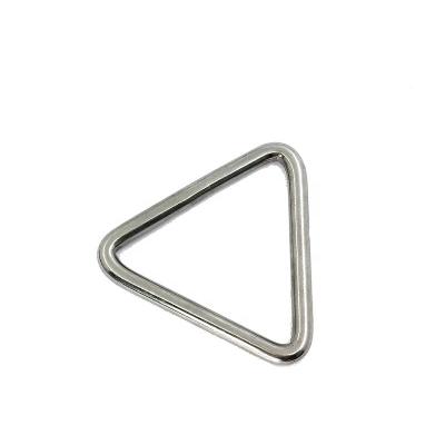 China Heavy Industry Stainless Steel Material Triangle Rigging Ring Polished Triangle Rings for sale