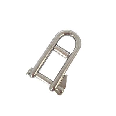 China Heavy Industry Marine Hardware 304 or 316 Stainless Steel Halyard Key Pin Shackle for sale