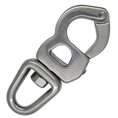 China Heavy Industry Stainless Steel Quick Release Swivel Snap Shackle Rigging Hardware for sale