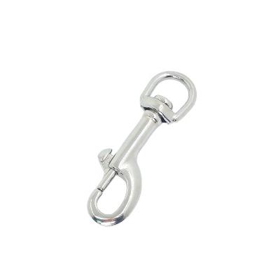 China Heavy Industry High Polished 304 Stainless Steel Swivel Eye Bolt Spring Hooks Swivel Snap Hook for sale