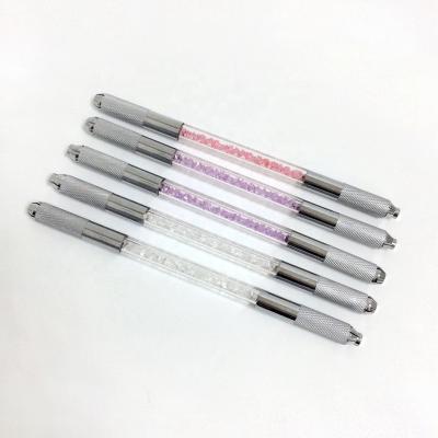 China BerLin Acrylic Crystal Eyebrow Microblading Permanent Tattoo Pen Double Size for sale