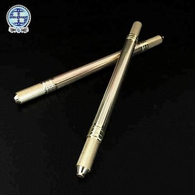 China BerLin Gold Manual Permanent Tattoo Pen for 3D Eyebrow Microblading for sale