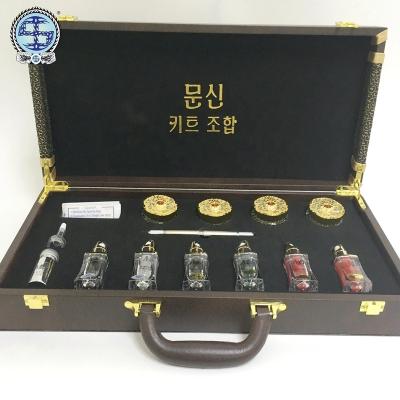 China Do not change color and do not fade BerLin Easy Coloring Pure Plant Permanent Eyebrow Makeup Tattoo Kit for sale