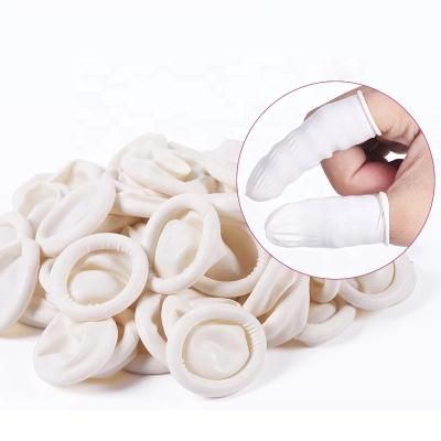 China BL Powder Professional Disposable Latex Finger Cradle Disposable Rubber Gloves For Permanent Makeup Microblading Cosmetic Accessories for sale