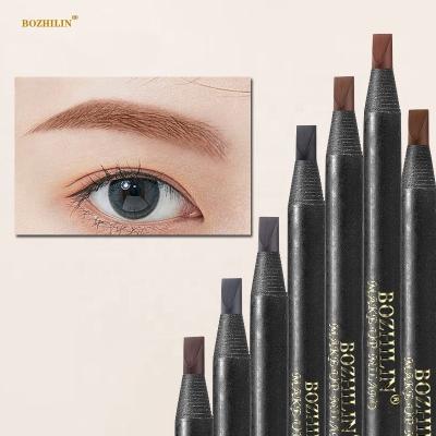 China BerLin Hard Waterproof Microblading Disposable Peel Off Eyebrow Pencil With Brush for sale