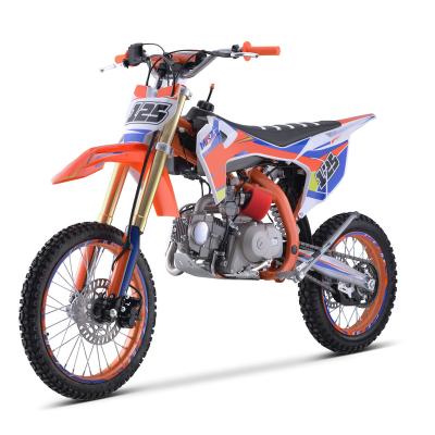 China hot sell good price 4 stroke 125cc dirt bike Xmas gift 17/14 for sale