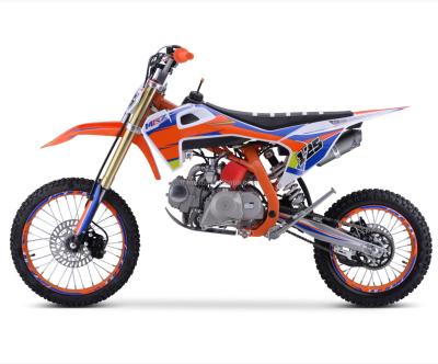 China Hot Sale Gasoline Motorcycles 125 cc Electric Start Off Road Dirtbike 4 Stroke Big Wheel Dirt Pit Bike 19/16 for sale