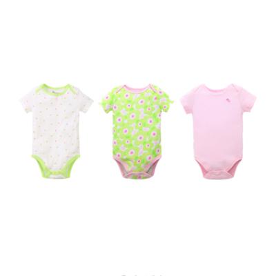 China Baby Anti-Shrink Wholesale Romper Cotton Infant Clothing Set for sale