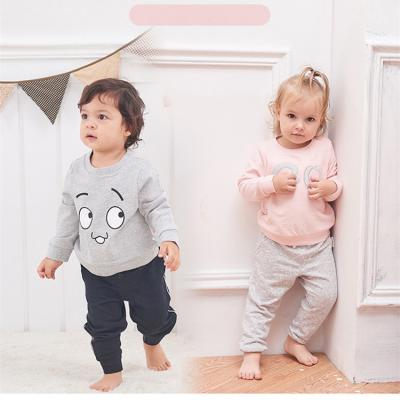 China Autumn Baby Clothes Fitbear Brand Antibacterial Unisex Long Sleeve Baby T-Shirt And Panties for sale