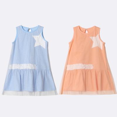 China Anti-Static Babies Dress Designs Summer Girls Custom Cotton Lovely Fashion Dress for sale