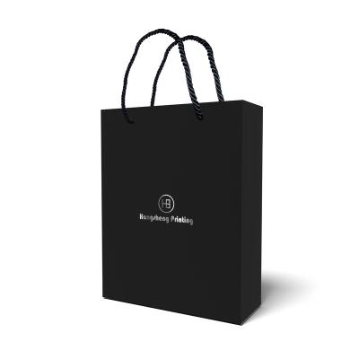 China China Recyclable Factory Accept Customized Logo Retail Paper Shopping Bags With Kraft Paper for sale