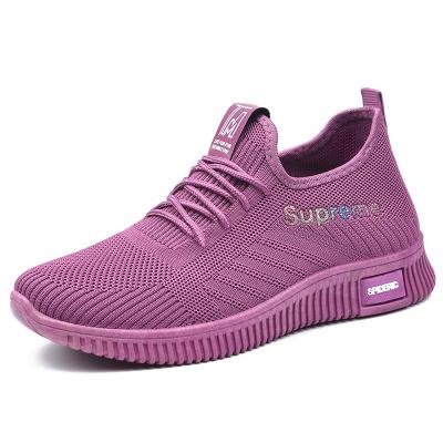 China Fashion Trend Women's Sports Customized Breathable Shoes Sneakers Lazy Casual Sports Shoes Women Walking Style Shoes for sale