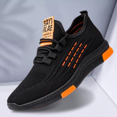 China Fashion trend 2022 summer style new large size flight woven fashion breathable running casual sports shoes men for sale