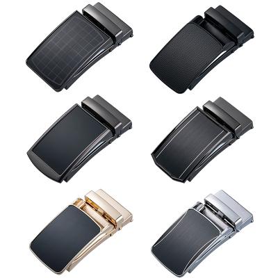 China Automatic Belt Buckle YIXI AUTO-FB-D 36mm Wholesale Products Snapping Custom Automatic Belt Buckle Black Belt Buckle With Logo For Ratchet Belt for sale