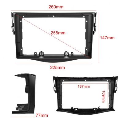 China /YESTGD Damage Free 9 Inch Double Din Car Kit DVD Player Special Accessories Car Radio Fascia For Toyota RAV4 2007-2011 for sale