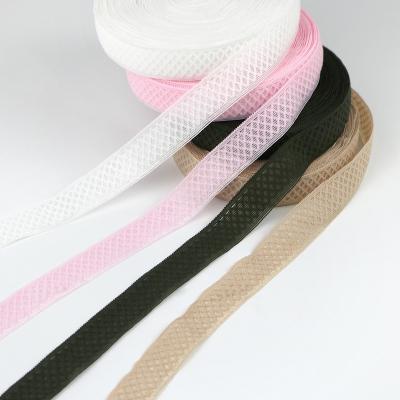 China Nylon Spandex Webbing Webbing Elastic Printed Rattan Cane Webbing Roll for sale