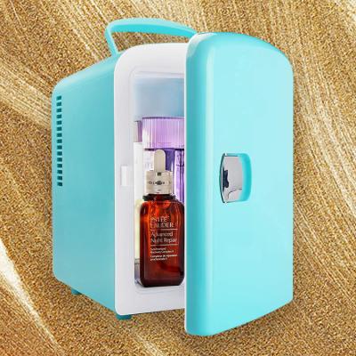 China THERMOELECTRIC Portable Glass Door Makeup Cosmetic Fridge for Skin Care Car Fridge Moving Mini Refrigerator for sale