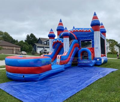 China Wholesale PVC Commercial Grade Party Jumpers Castle Water Slide Funny Bouncy Bouncy Castle For Kids for sale