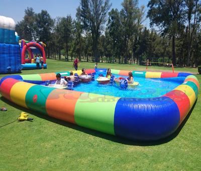 China Inflatable swimming pool colorful outdoor entertainment new design large pour inflatable children's large swimming pool wholesale for sale