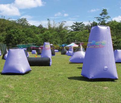 China Outdoor Entertainment Sports Outdoor Interactive Items Shooting Games Inflatable Archery Game Tag Paintball Bunkers for sale