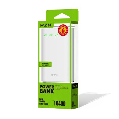 China Hot Sale 10400mah Power Bank PZX C146 Mini Gift Warranty Pocket Power Outdoor Moving Bank With LED Light Mode Powerbank Gift In Stock for sale