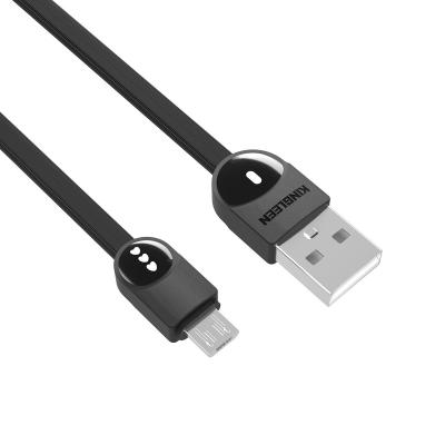 China Hot Selling MP3/MP4 Noodle Player KINGLEEN K43/K45/K46s Colorful Flat Micro USB Data Transfer Charging Cable For Samsung Oneplus Smartphone for sale